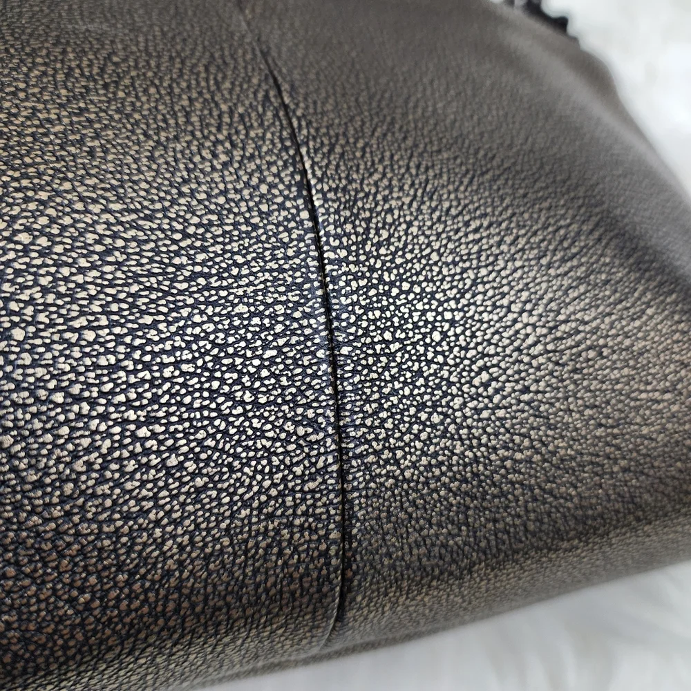 Coach Metallic Leather Turnlock Clutch Shoulder Bag - Picture 10 of 13